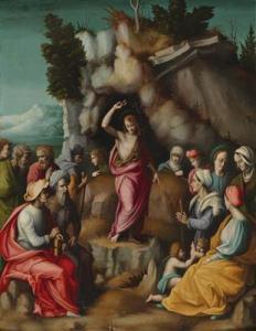 UBERTINI Francesco 1494-1557,The preaching of Saint John the Baptist,Palais Dorotheum AT 2017-04-25
