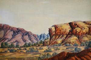 UBURTJA Roland,The Escarpment, McDonnell Ranges, Central Australi,Elder Fine Art 2014-07-27