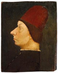 UCCELLO Paolo 1397-1475,Portrait of a man in profile,15th century,Palais Dorotheum AT 2017-10-17