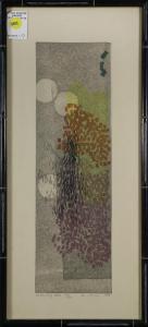 UCHIMA Ansei 1921-2000,Descending Moon,1963,Clars Auction Gallery US 2018-08-11