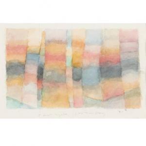 UCHIMA Ansei 1921-2000,Forest Byubu (Autumn Stone),1979,Ripley Auctions US 2021-10-09