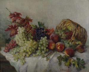 UDVARDY Flora 1880,Natura morta con frutta,Galleria Pananti Casa d'Aste IT 2014-12-13