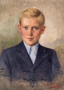 UDVARDY Flora 1880,Portrait of a boy,1947,Nagyhazi galeria HU 2021-02-25
