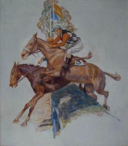 UECKER FENSLOFF Arthur,Steeplechase riders.,Illustration House US 2007-09-20