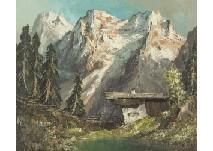 UERPMANN Herbert 1911-1996,Mountain in Alps,Mainichi Auction JP 2019-09-07