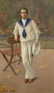 UHL walter louis 1907-1990,Portrait of a Young Sailor,Palais Dorotheum AT 2013-09-17