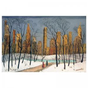 UHLMAN Fred 1901-1985,central park, new york,Sotheby's GB 2002-09-12