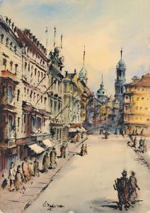 UHLRICH Hans,Dresden - Schlossstrasse,1944,Schmidt Kunstauktionen Dresden DE 2018-03-24