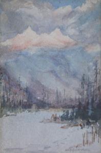 UHTHOFF Ina D.D 1889-1971,mountain landscape,Maynards CA 2019-07-10