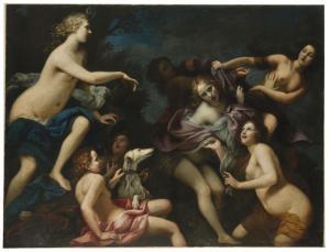 ULIVELLI Cosimo 1625-1704,Diane découvrant la grossesse de Callisto,Christie's GB 2019-12-10