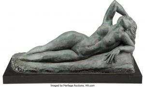 UMLAUF Charles 1911-1994,Reclining Nude,1958,Heritage US 2022-12-15