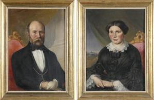 UMLAUF Johann 1825-1916,2 Porträts,DAWO Auktionen DE 2021-05-28