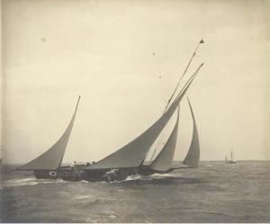 UMPLEBY KIRK William 1844-1928,The yacht Saionara-I,1881,Christie's GB 2002-07-30