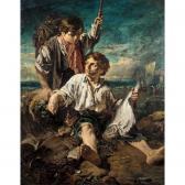 UNDERHILL William 1848-1870,the fisherboys,Sotheby's GB 2006-06-07