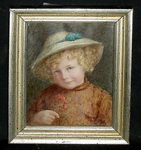 UNDERWOOD Annie 1876,leslie (a portrait of a girl),Bonhams GB 2005-04-03