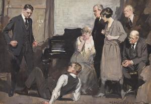 UNDERWOOD Clarence Frederick 1871-1929,It was the tone, more than the words, which ,Swann Galleries 2022-06-09