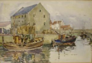 UNDERWOOD ROBERT 1900-1900,"Low Tide Pittenween" & "Pittenween Harbour",Kent GB 2007-05-12