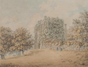 UNDERWOOD Thomas Richard 1772-1836,Part of Battle Abbey, Sussex,1796,Tooveys Auction GB 2020-09-16