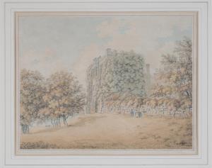 UNDERWOOD Thomas Richard 1772-1836,Part of Battle Abbey, Sussex,1796,Tooveys Auction GB 2021-02-03
