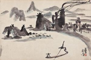 UNG NO LEE 1904-1989,Landscape,Seoul Auction KR 2009-12-20