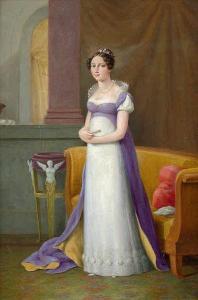 UNGER Wilhelm 1775-1855,Großherzogin Marie von Mecklenburg-Strelitz,1831,Galerie Bassenge 2015-05-29