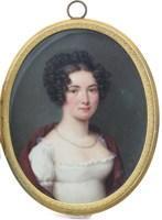 UNGER Wilhelm 1775-1855,Portrait miniature of Ida,1816,Woolley & Wallis GB 2017-03-15