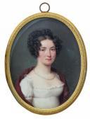 UNGER Wilhelm,Portrait miniature of Ida, Princess Zu Schaumburg-,1816,Woolley & Wallis 2017-09-12