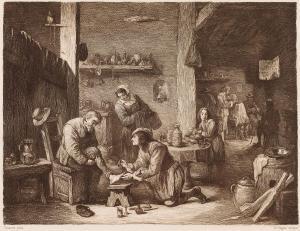 UNGER William 1837-1932,Medical Treatment in the Interior,1870,Desa Unicum PL 2020-05-19