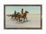 UNGEWITTER Hugo 1869-1944,Hunting on the Snow-Covered Steppes,1940,Auctionata DE 2016-02-16