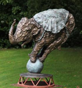 UNSWORTH Jim 1958,Elephant on Ball,Sworders GB 2024-05-19