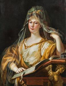 UNTERBERGER Ignaz 1742-1797,Portrait of Maria Magdalena von Troll as Ve,1781,im Kinsky Auktionshaus 2019-10-22
