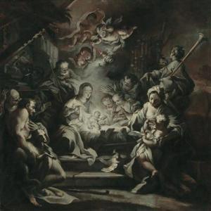 UNTERBERGER Ignaz 1742-1797,The Adoration of the Shepherds,Palais Dorotheum AT 2018-12-11