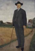 UNTERSTELLER Nicolas Pierre 1900-1968,Portrait d'homme en pied,1930,Christie's GB 2016-03-17