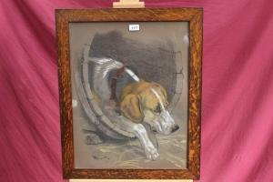 UNWIN Kate,Portrait of a hound,1881,Reeman Dansie GB 2017-04-25