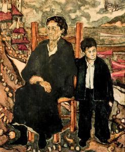 Unzalu JUAN ANTONIO 1900-1900,Maternidad vasca,Duran Subastas ES 2017-06-21
