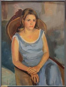 UPHAM Elsie Dorey 1907-1991,Karen,1967,Clars Auction Gallery US 2010-11-07