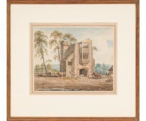 UPHAM John William 1772-1828,A View of Cerne, Abbey, Dorset,1802,Wiederseim US 2023-12-20