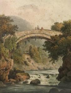 UPHAM John William 1772-1828,Mallwyd Bridge on the Dovey, North ,1816,Bellmans Fine Art Auctioneers 2019-11-27