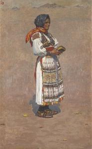UPRKA Joza 1861-1940,Woman in Traditional Dress,Strauss Co. ZA 2023-10-25
