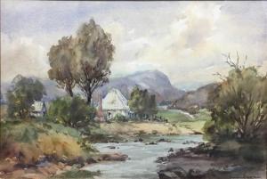 UPTON JOHN R 1892-1987,House by the River,Theodore Bruce AU 2019-10-27