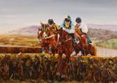 UPTON Mark 1964,horse racing scene,Burstow and Hewett GB 2007-07-25