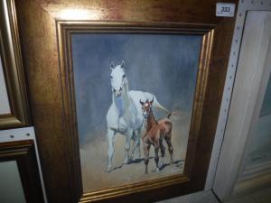 UPTON Peter 1937,Grey mares and foals,2003,Moore Allen & Innocent GB 2021-06-23