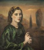 URBAN Bohumil Stanislav 1903-1998,Portrait of a Lady,1944,Palais Dorotheum AT 2013-03-09