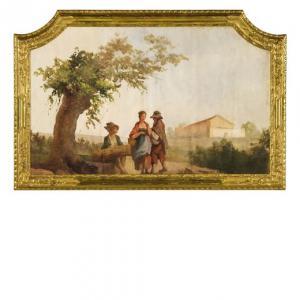 URBANI Andrea 1711-1798,Paesaggi arcadici con figure,Wannenes Art Auctions IT 2017-11-29