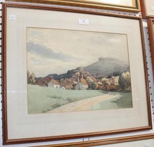 URQUHART G. S 1900-1900,View of Chanctonbury Ring,Tooveys Auction GB 2014-04-23