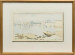 URQUHART Murray McNeel Caird 1880-1972,THE HARBOUR, CONCARNEAU,1929,McTear's GB 2016-10-05