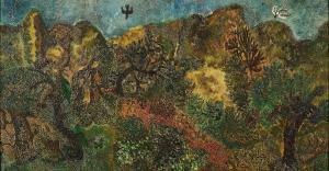 URSULA 1921-1999,Landschaft,1958,Van Ham DE 2025-02-20