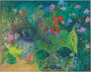 URSULA 1921-1999,Unterwasserwelt mit Fabelwesen,1995,Van Ham DE 2025-06-04