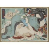 UTAGAWA SCHOOL,Shunga,Ripley Auctions US 2012-03-24