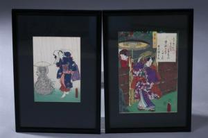 UTAGAWA TOYOKUNI 1769-1825,GEISHA,Sloans & Kenyon US 2011-04-15